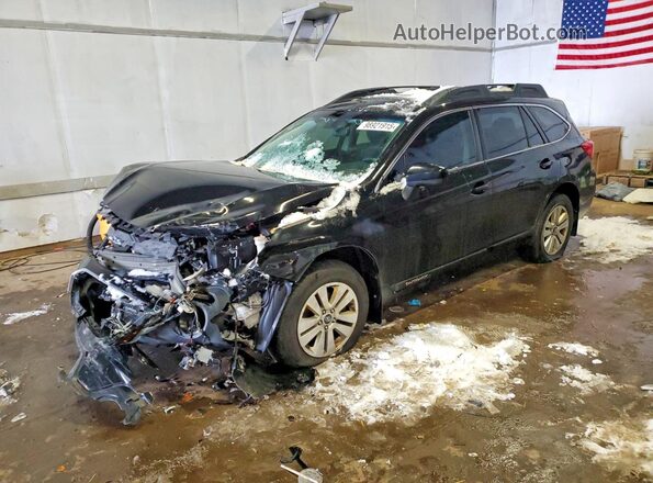 4S4BSAFC0K3332365 2019 SUBARU OUTBACK Черный Передняя левая четверть