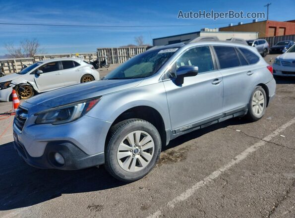 4S4BSAFC1J3370234 2018 SUBARU OUTBACK Серебряный Передняя левая четверть