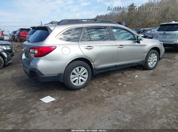4S4BSAFC1K3216348 2019 SUBARU OUTBACK Silver Trasero derecho