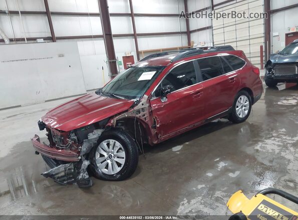4S4BSAFC3K3235323 2019 SUBARU OUTBACK Red Vista tres cuartos delantera izquierda