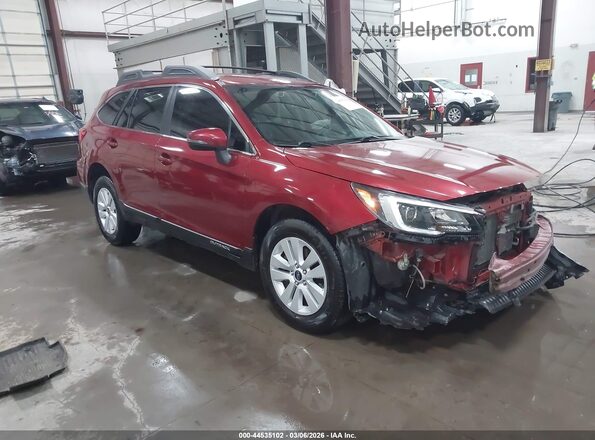 4S4BSAFC3K3235323 2019 SUBARU OUTBACK Red Delantero derecho