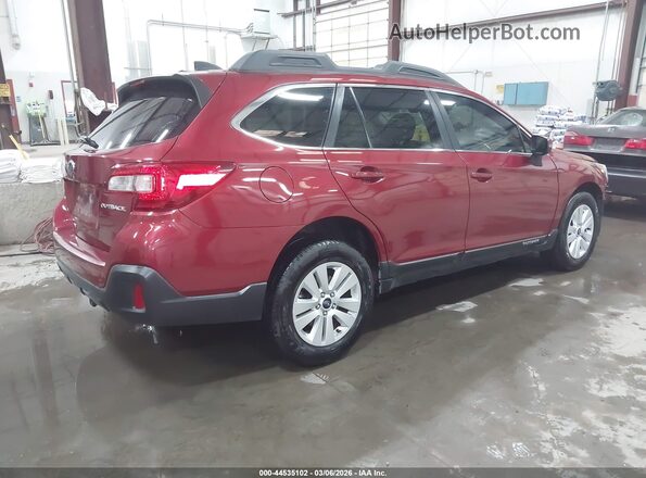 4S4BSAFC3K3235323 2019 SUBARU OUTBACK Red Trasero derecho