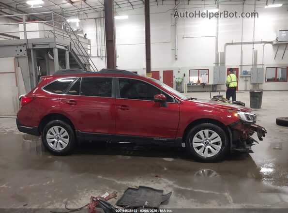 4S4BSAFC3K3235323 2019 SUBARU OUTBACK Red Vista interior de 360 grados