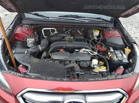 4S4BSAFC4K3217946 2019 SUBARU OUTBACK Красный Вид подкапотного пространства