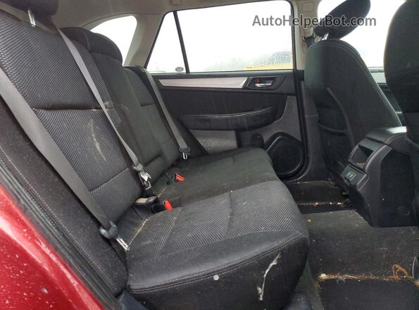 4S4BSAFC4K3217946 2019 SUBARU OUTBACK Красный Вид задней части салона