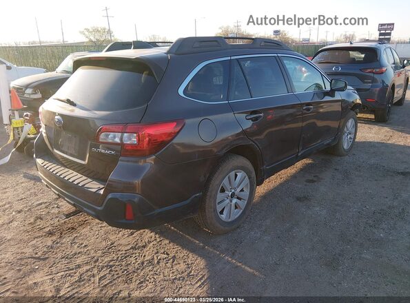 4S4BSAFC4K3343224 2019 SUBARU OUTBACK Коричневый Задняя правая четверть