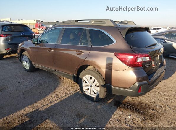 4S4BSAFC4K3343224 2019 SUBARU OUTBACK Коричневый Задняя левая четверть