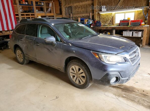 4S4BSAFC7J3337951 2018 SUBARU OUTBACK Синий Передняя правая четверть