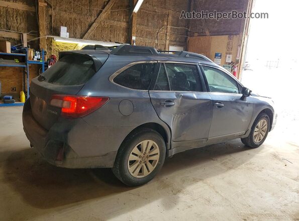 4S4BSAFC7J3337951 2018 SUBARU OUTBACK Синий Задняя правая четверть