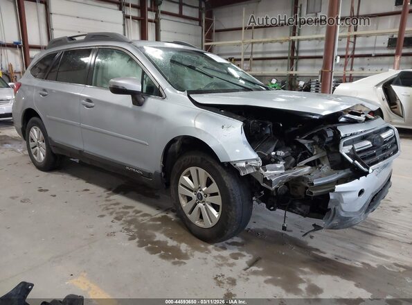 4S4BSAFC7J3360162 2018 SUBARU OUTBACK Серебряный Передняя правая четверть