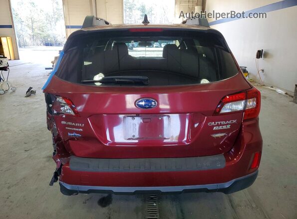 4S4BSAFC8G3308483 2016 SUBARU OUTBACK Красный Вид сзади