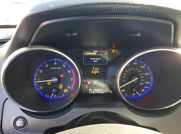 4S4BSAFC9K3360987 2019 SUBARU OUTBACK Коричневый Вид щитка приборов