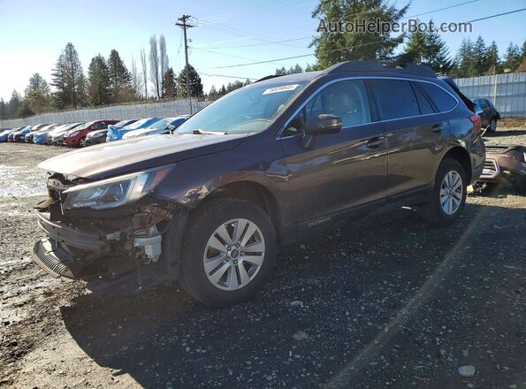 4S4BSAFC9K3360987 2019 SUBARU OUTBACK Коричневый Передняя левая четверть