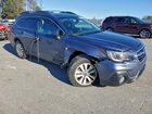 2018 Subaru Outback 2.5i Premium Синий vin: 4S4BSAFCXJ3309058
