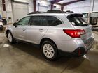 2018 Subaru Outback 2.5i Premium Серебряный vin: 4S4BSAFCXJ3395875
