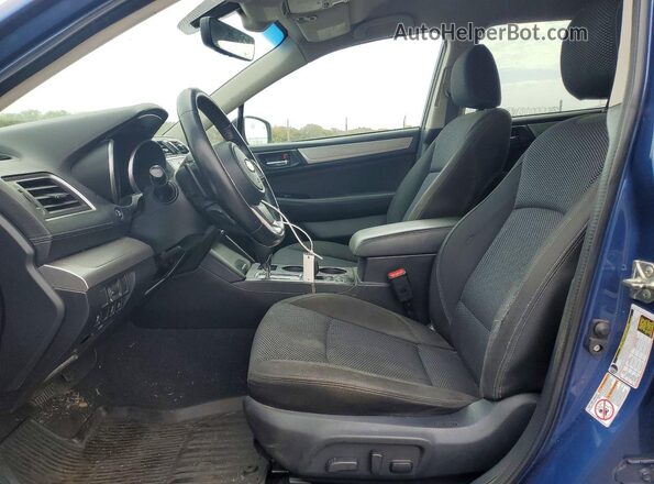 4S4BSAFCXK3254371 2019 SUBARU OUTBACK Синий Вид салона спереди