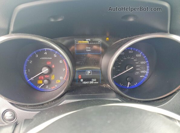4S4BSAFCXK3254371 2019 SUBARU OUTBACK Синий Вид щитка приборов