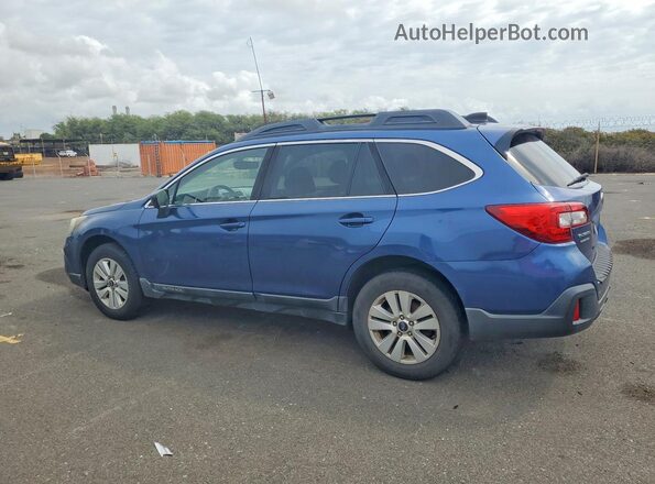 4S4BSAFCXK3254371 2019 SUBARU OUTBACK Синий Задняя левая четверть