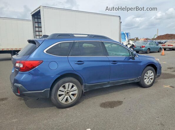 4S4BSAFCXK3254371 2019 SUBARU OUTBACK Синий Задняя правая четверть