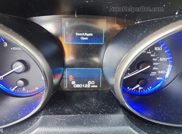4S4BSAFCXK3338819 2019 SUBARU OUTBACK Blue Instrument cluster view