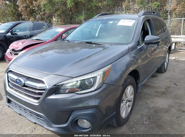 4S4BSAHC0K3298487 2019 SUBARU OUTBACK Серый Передняя левая четверть