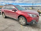 2019 Subaru Outback 2.5i Premium Бордовый vin: 4S4BSAHC0K3343248