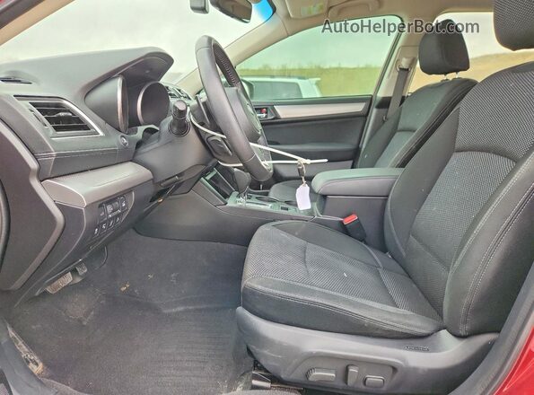 4S4BSAHC0K3343248 2019 SUBARU OUTBACK Бордовый Вид салона спереди