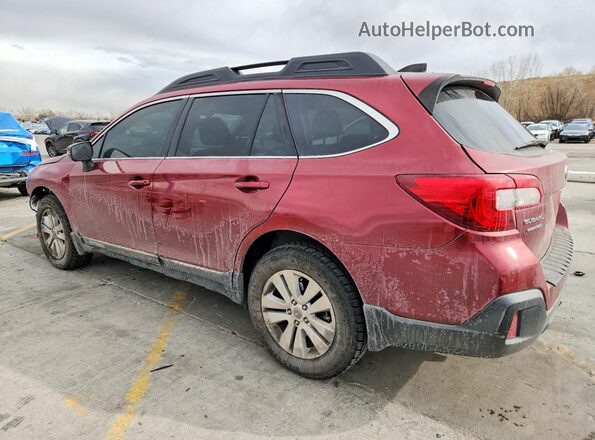 4S4BSAHC0K3343248 2019 SUBARU OUTBACK Бордовый Задняя левая четверть
