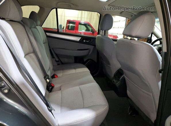 4S4BSAHC2K3266690 2019 SUBARU OUTBACK Gray Widok wnętrza z tyłu