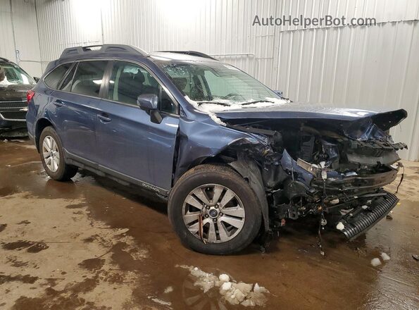 4S4BSAHC3H3320779 2017 SUBARU OUTBACK Синий Передняя правая четверть