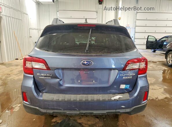 4S4BSAHC3H3320779 2017 SUBARU OUTBACK Синий Вид сзади