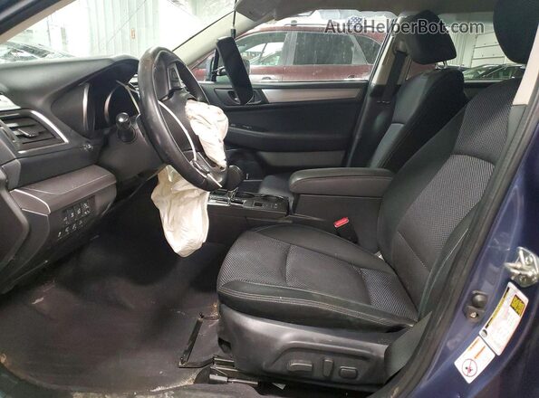 4S4BSAHC3H3320779 2017 SUBARU OUTBACK Синий Вид салона спереди