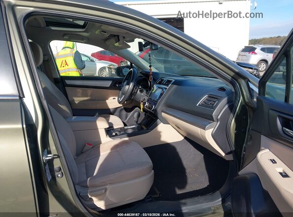 4S4BSAHC6J3248708 2018 SUBARU OUTBACK Зеленый Вид салона спереди