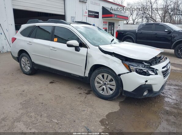 4S4BSAHC7K3248587 2019 SUBARU OUTBACK Белый Передняя правая четверть