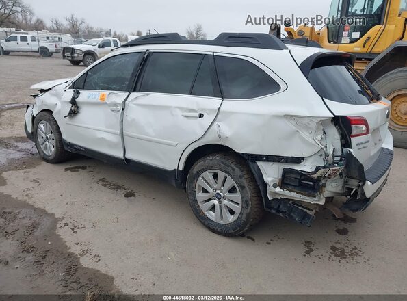 4S4BSAHC7K3248587 2019 SUBARU OUTBACK Белый Задняя левая четверть