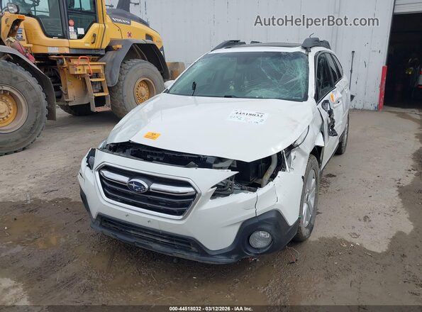 4S4BSAHC7K3248587 2019 SUBARU OUTBACK Белый Вид спереди