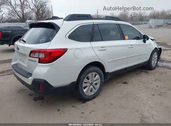 4S4BSAHC7K3248587 2019 SUBARU OUTBACK Белый Задняя правая четверть
