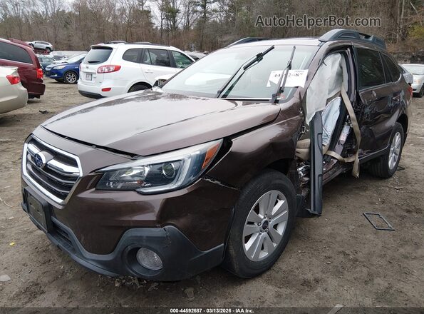 4S4BSAHC7K3336569 2019 SUBARU OUTBACK Коричневый Передняя левая четверть