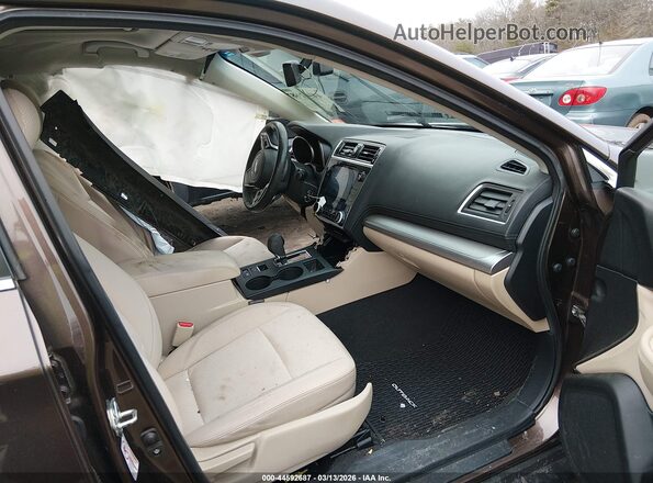 4S4BSAHC7K3336569 2019 SUBARU OUTBACK Коричневый Вид салона спереди