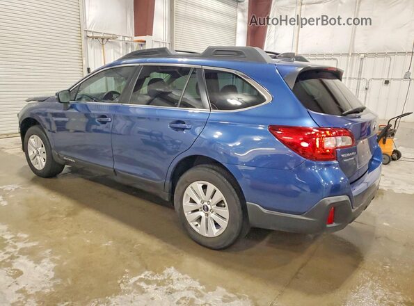 4S4BSAHC8K3392097 2019 SUBARU OUTBACK Blue Trasero izquierdo