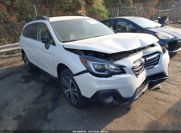4S4BSAJC0K3343941 2019 SUBARU OUTBACK Белый Передняя правая четверть