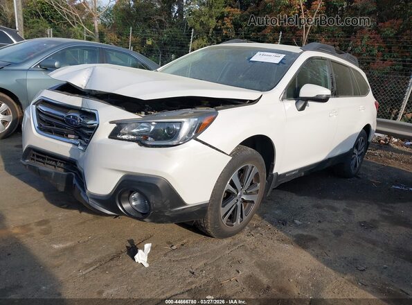 4S4BSAJC0K3343941 2019 SUBARU OUTBACK Белый Передняя левая четверть