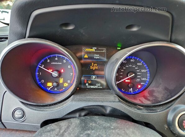 4S4BSAJC1K3319700 2019 SUBARU OUTBACK Brown Vista del cuadro de instrumentos