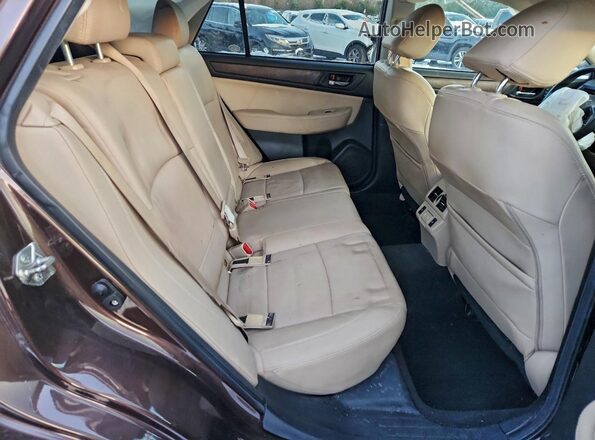 4S4BSAJC1K3319700 2019 SUBARU OUTBACK Brown Vista de los asientos traseros
