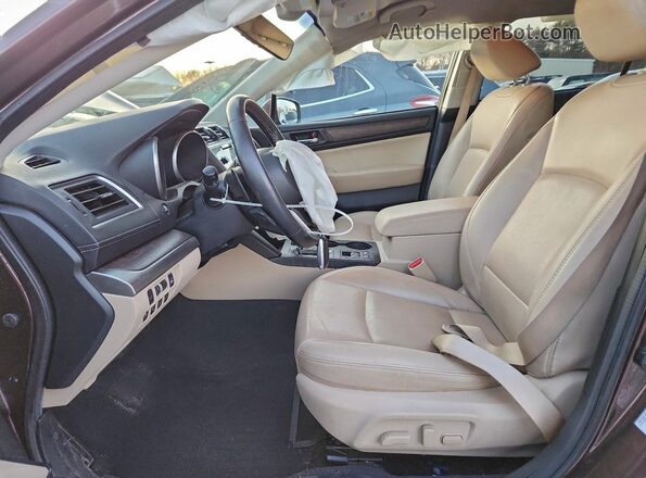 4S4BSAJC1K3319700 2019 SUBARU OUTBACK Brown Vista interior delantera