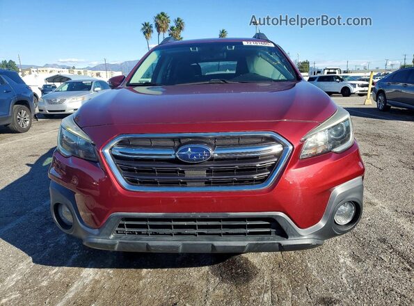 4S4BSAJC1K3357007 2019 SUBARU OUTBACK Burgundy წინა ხედი