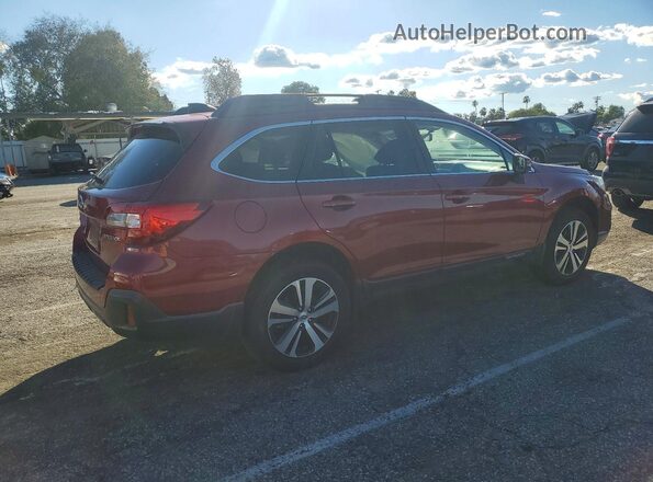 4S4BSAJC1K3357007 2019 SUBARU OUTBACK Burgundy უკანა მარჯვენა