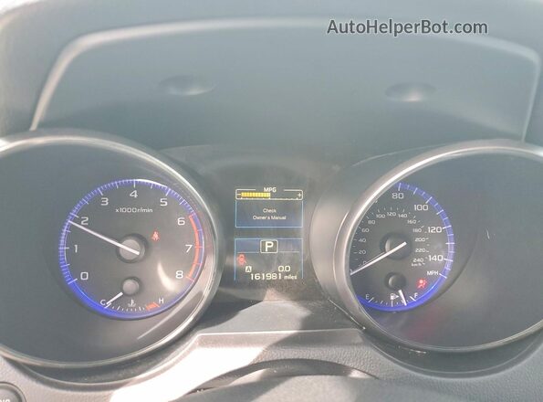 4S4BSAJC2G3242858 2016 SUBARU OUTBACK White Widok zestawu wskaźników