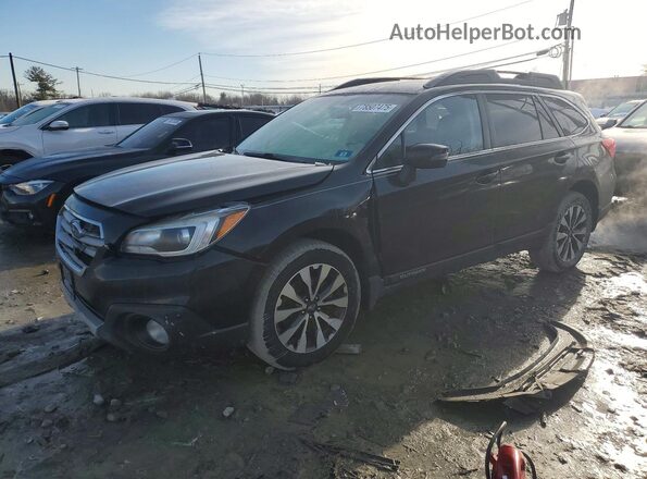 4S4BSAJC7G3218183 2016 SUBARU OUTBACK Black წინა მარცხენა ხედი სამი მეოთხედიდან