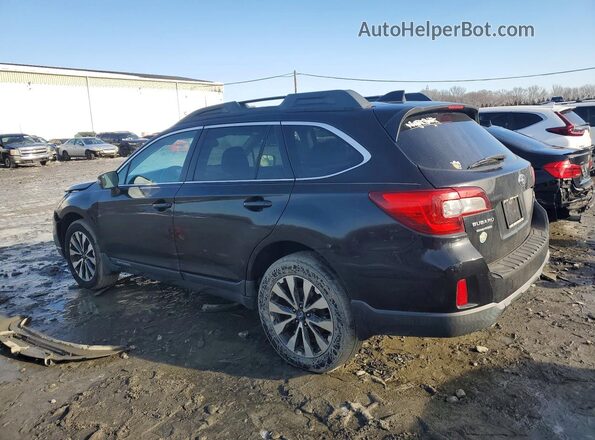 4S4BSAJC7G3218183 2016 SUBARU OUTBACK Black უკანა მარცხენა